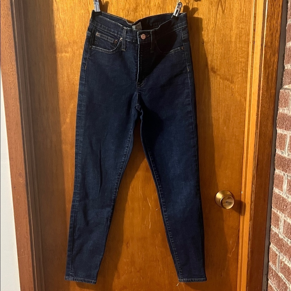 J. Crew Women's Deep Indigo Skinny Jeans 27 Toothpick